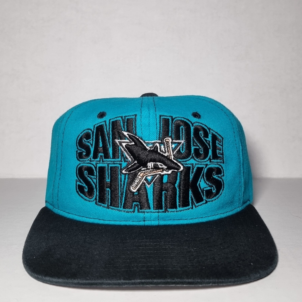 Vintage 90s San Jose Sharks Starter Hat Cap Snapback Hockey NHL 🔥